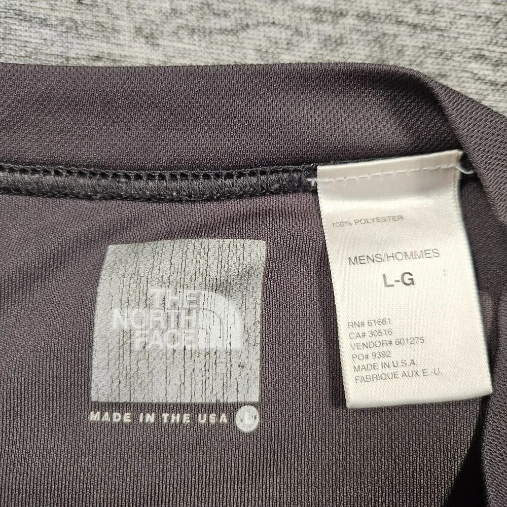The North Face Shirt Mens Large Gray Long Sleeve Pullover Base Layer Vintage USA